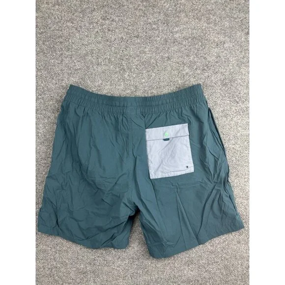 Cotopaxi Shorts Mens Medium Teal Blue Swim Trunks Mesh Liner Elastic Waist Sport - Picture 6 of 7